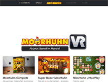 Tablet Screenshot of moorhuhn.de