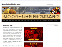 Tablet Screenshot of moorhuhn.nl